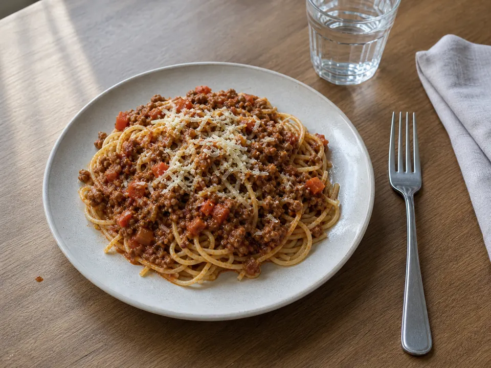 Spaghetti bolognese